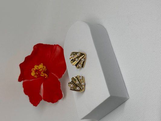 Boucles d’oreilles Coquillage d’Or 🐚