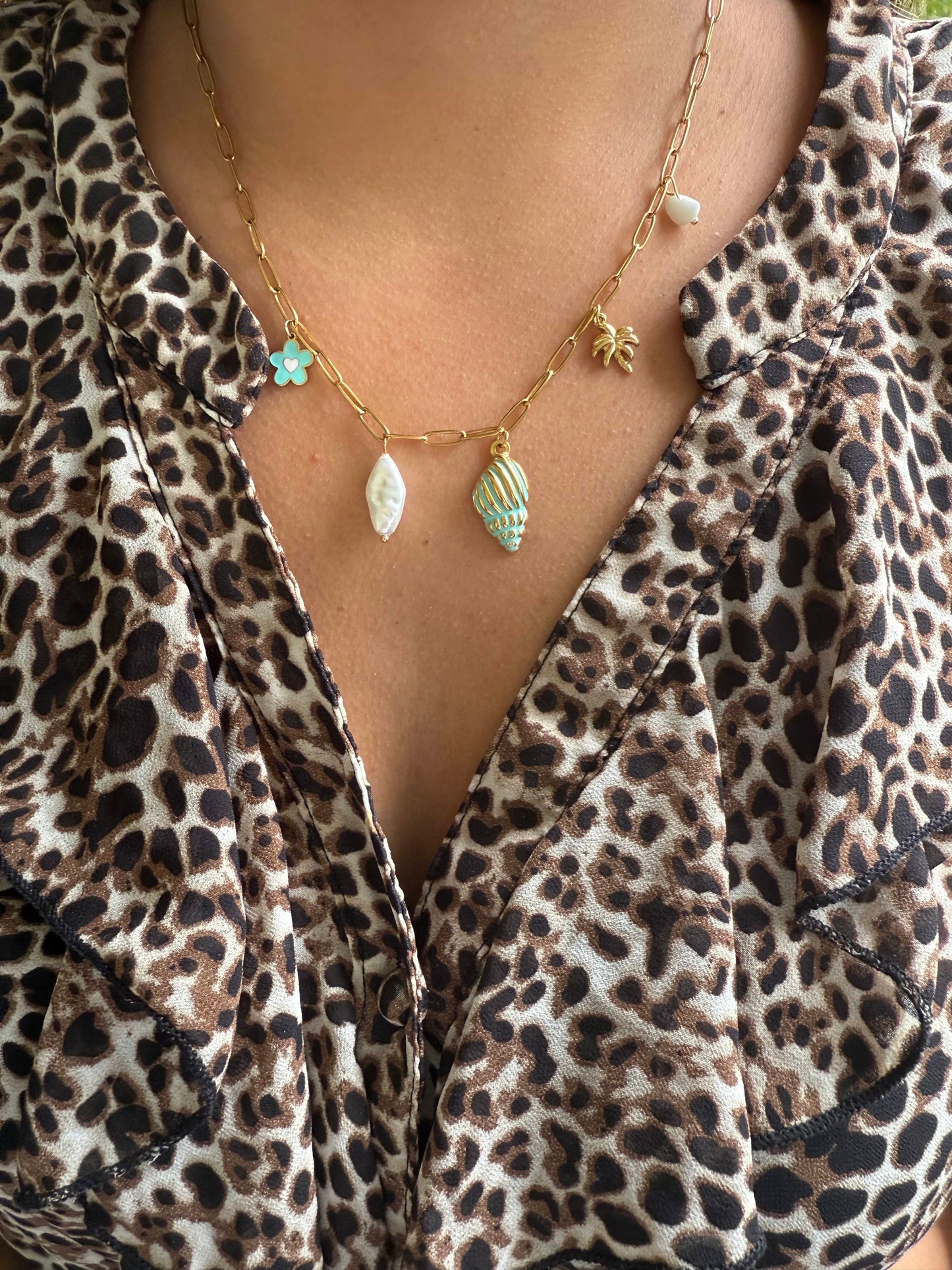 Collier Île Turquoise 🌴