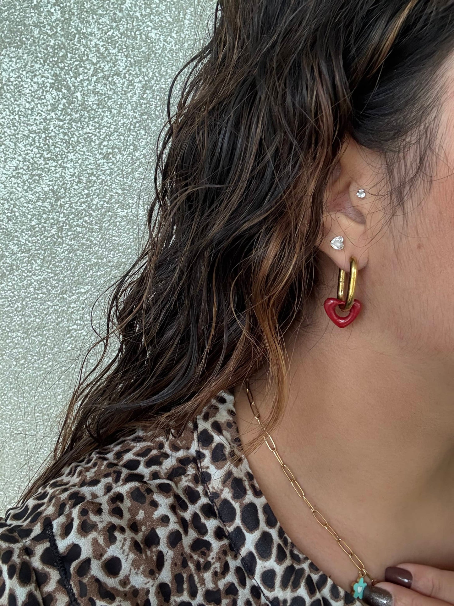 Boucles d’oreilles Rouge Désir 💋