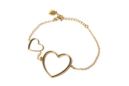 Bracelet Duo de Coeurs