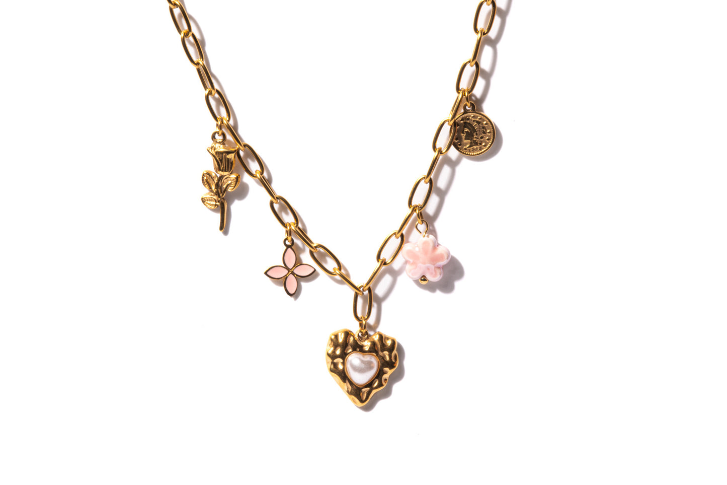Collier Rosa Belle