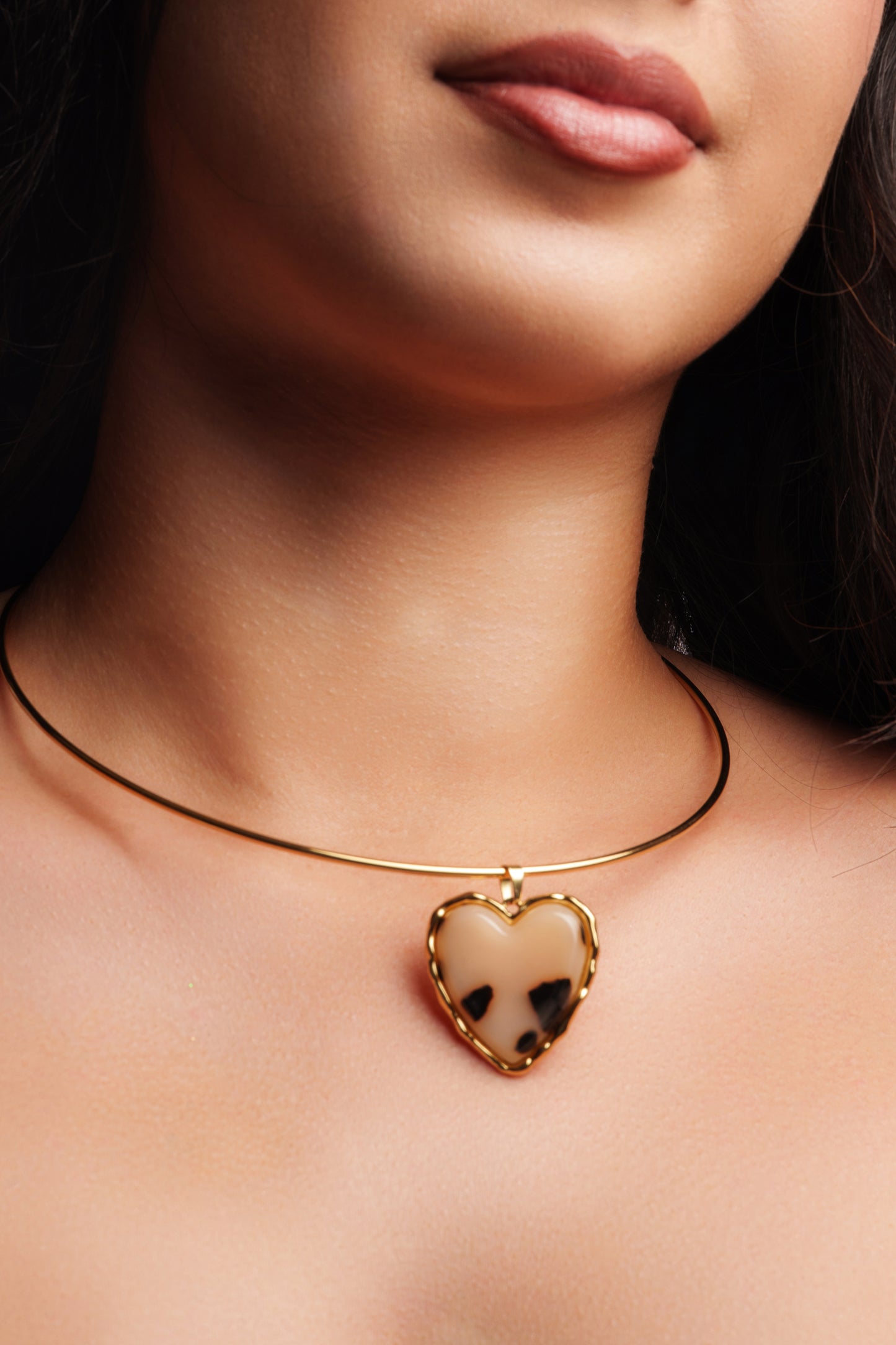 Collier Cœur de miel