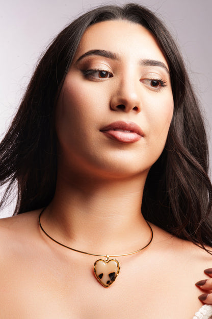 Collier Cœur de miel